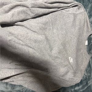 Nike Heather Gray Crewneck Sweater
